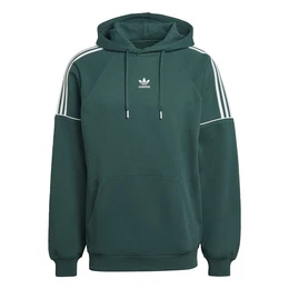 Sweatshirt 'Rekive' dunkelgrün / weiß
