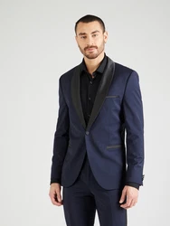 HUGO Sakko 'Arti' navy/rot/schwarz