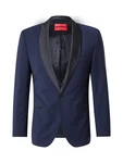 HUGO Sakko 'Arti' navy/rot/schwarz