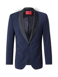 HUGO Sakko 'Arti' navy/rot/schwarz