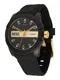DIESEL Uhr gold / schwarz