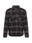 Brixton Hemd BOWERY braun/hellbraun/schwarz