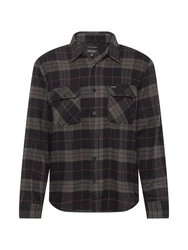 Brixton Hemd BOWERY braun/hellbraun/schwarz