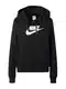 Nike Sportswear Mikina  černá / bílá