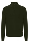 BLEND Pullover 'Codford' braun/grn BLEND Pullover 'Codford' braun/grn