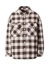 Urban Classics Přechodná bunda hnědá / růžová
