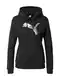 PUMA Sportska sweater majica  crna / bijela