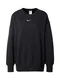 Nike Sportswear Majica 'PHOENIX FLEECE'  črna / bela