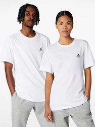 CONVERSE T-Shirt nachtblau/weiß