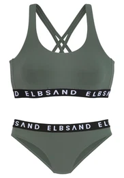 Bikini kaki / crna / bijela