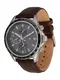 TOMMY HILFIGER Uhr braun / schwarz / silber