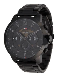 Uhr marine / rot / schwarz / wei