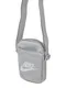 Nike Sportswear Umhängetasche grau / weiß
