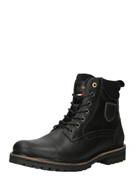 PANTOFOLA D''''ORO Schnürboots ''''Ponzano'''' schwarz
