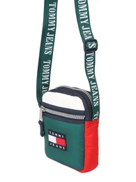 Tasche navy / grün / rot / weiß