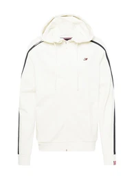 Sweatjacke rot / schwarz / naturweiß
