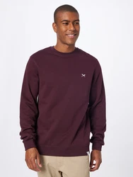 Iriedaily Sweatshirt Mini Flag 2 brombeer/weis