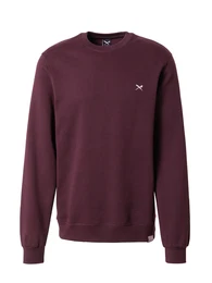 Sweatshirt 'Mini Flag 2' brombeer / wei