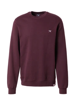 Iriedaily Sweatshirt Mini Flag 2 brombeer/weis