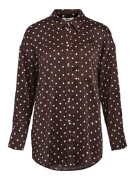 Bluza 'Sutanna' smeđa / bijela