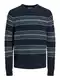 JACK & JONES Pullover navy / hellblau / petrol
