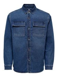 Hemd 'CAMON' blue denim