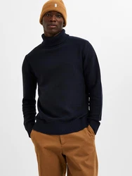 SELECTED HOMME Pullover SLHAXEL nachtblau