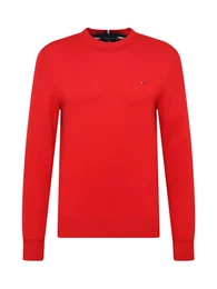 Pullover dunkelblau / knallrot / weiß