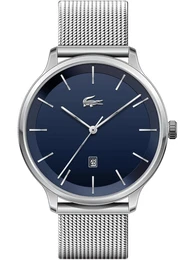 Uhr blau / grn / silber