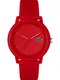 LACOSTE Analoguhr grn / rot