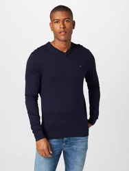 TOMMY HILFIGER Pullover navy / rot / weiß