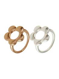 Prsten 'Jasmine' zlatá / stříbrná