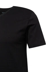 BOSS T-Shirt 'Classic' graumeliert/schwarz/weiß