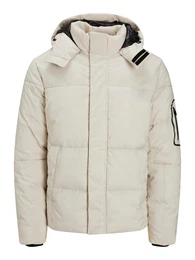 Jacke beige / schwarz