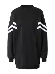 Urban Classics Maxi šaty černá / bílá