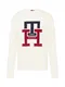 TOMMY HILFIGER Pullover navy / rot / weiß