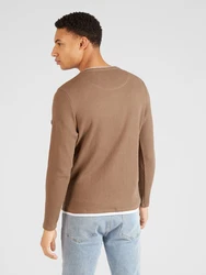 Key Largo Sweatshirt Rundhalspullover Stefano creme/braun/schwarz