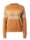 GAP Svetr 'FAIRISLE'  koňaková / bílá