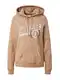HOLLISTER Sweater majica  smeđa / crna / bijela