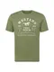 MUSTANG T-Shirt ''''Alex'''' oliv / weiß