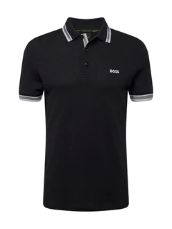 BOSS Poloshirt 'Paddy' grau/schwarz/weiß BOSS Poloshirt 'Paddy' grau/schwarz/weiß