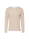 Key Largo Sweatshirt Rundhalspullover Stefano dunkelbeige/schwarz/weiß Key Largo Sweatshirt Rundhalspullover Stefano dunkelbeige/schwarz/weiß