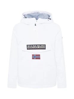 NAPAPIJRI Jacke Rainforest (Winter 3) blau/rot/schwarz/wei