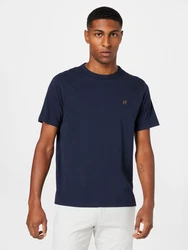 NOWADAYS T-Shirt Peached navy/gelb