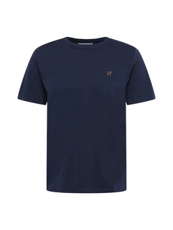 NOWADAYS T-Shirt Peached navy/gelb