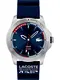 LACOSTE Analoguhr blau