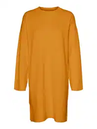Úpletové šaty oranžová