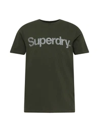T-Shirt 'Classic Tee' graumeliert / oliv