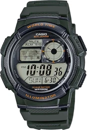 Digitaluhr schwarz / orange