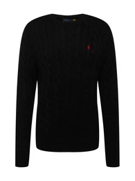 Pullover 'Driver' knallrot / schwarz